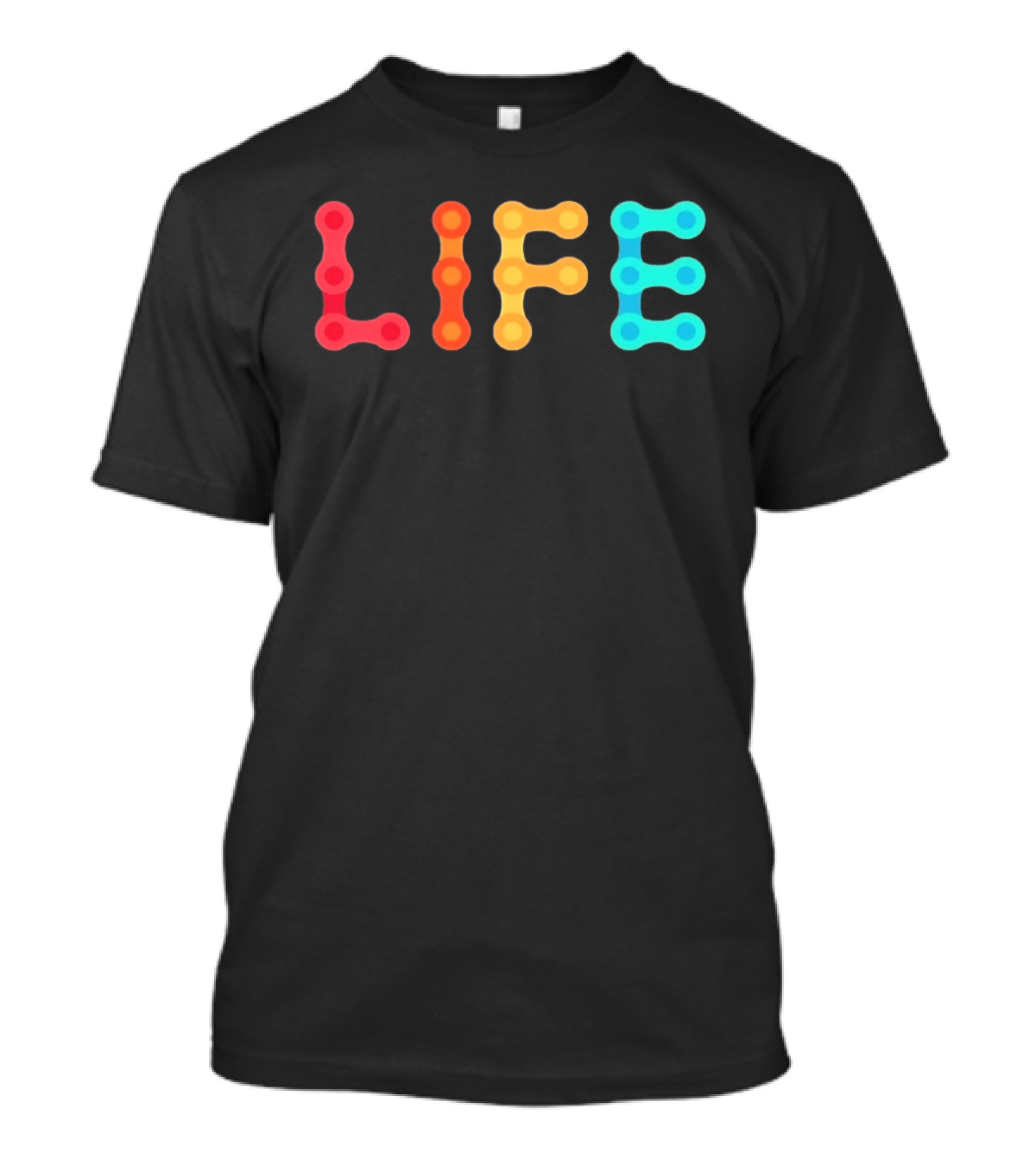 Life Bicycle Chain Cycling Bike Parts T-Shirt