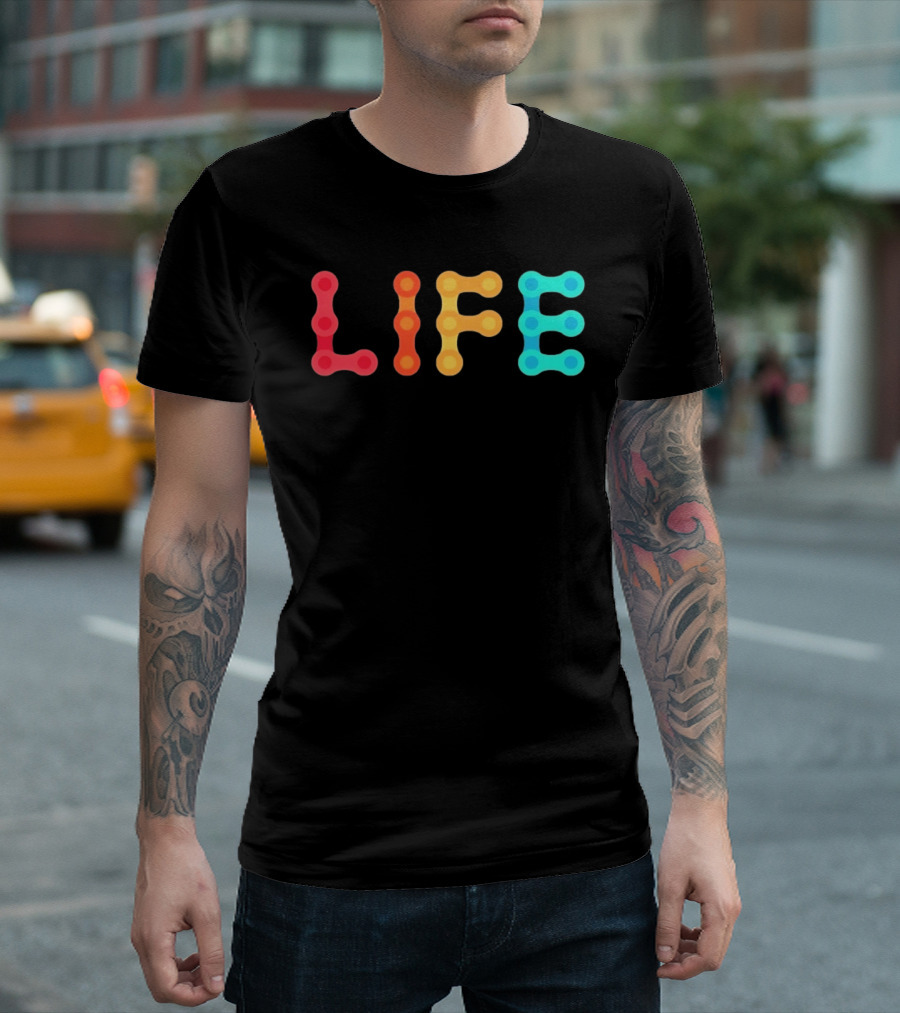 Life Bicycle Chain Cycling Bike Parts T-Shirt
