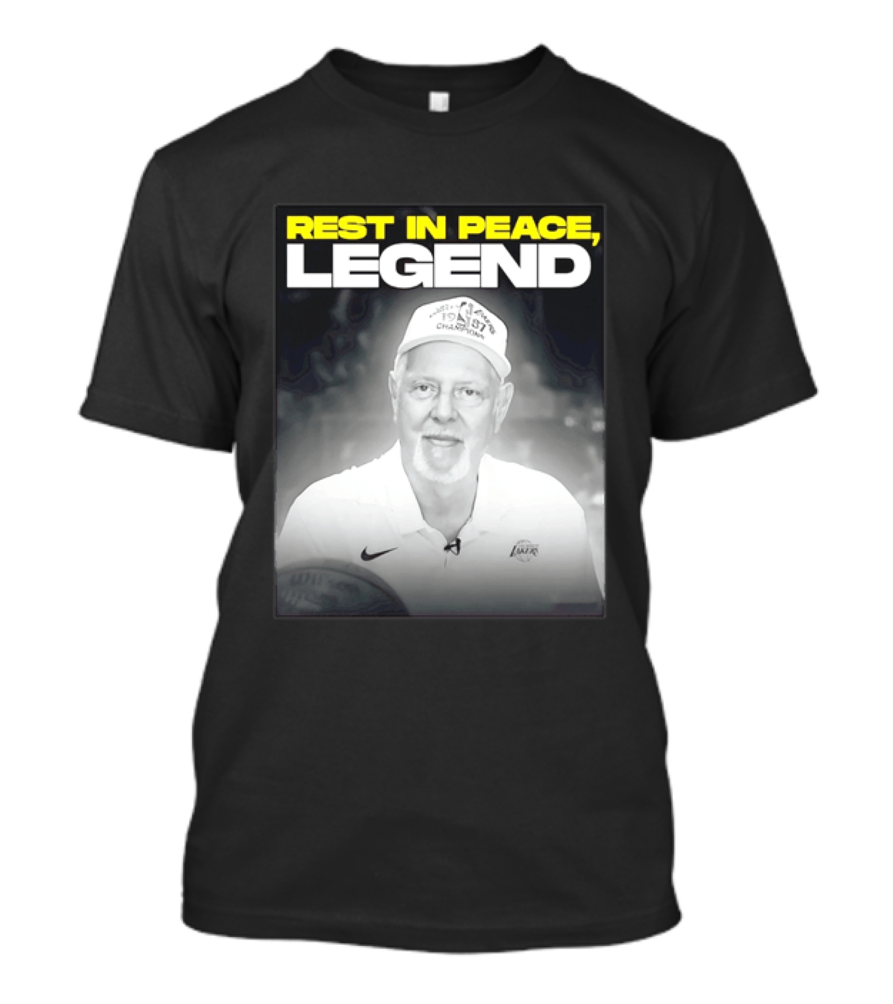 Rest In Peace Legend 1959 Champions Voice Of The Los Angeles Lakers T-Shirt
