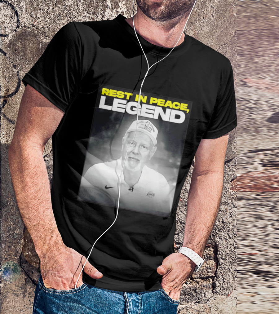 Rest In Peace Legend 1959 Champions Voice Of The Los Angeles Lakers T-Shirt