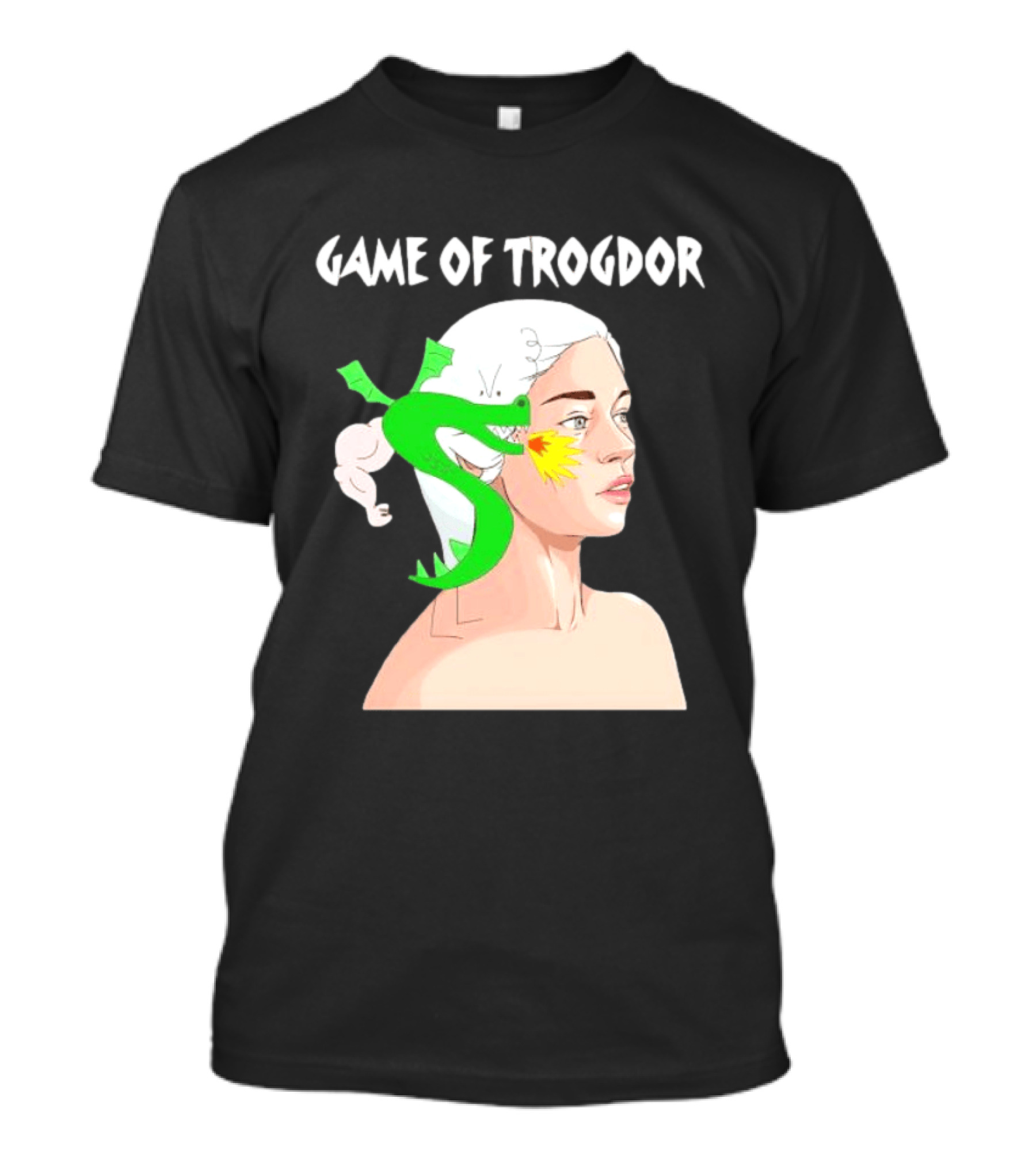 Game Of Trogdor Dragon And Woman T-Shirt