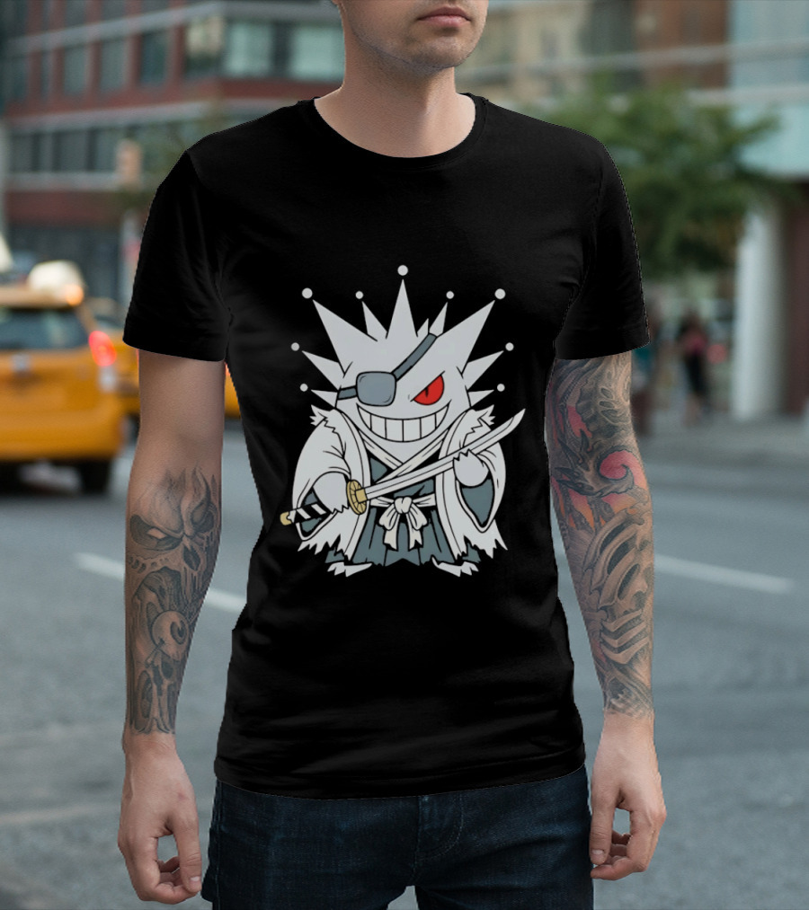 Gengar Samurai Warrior Katana Pokémon Ninja T-Shirt