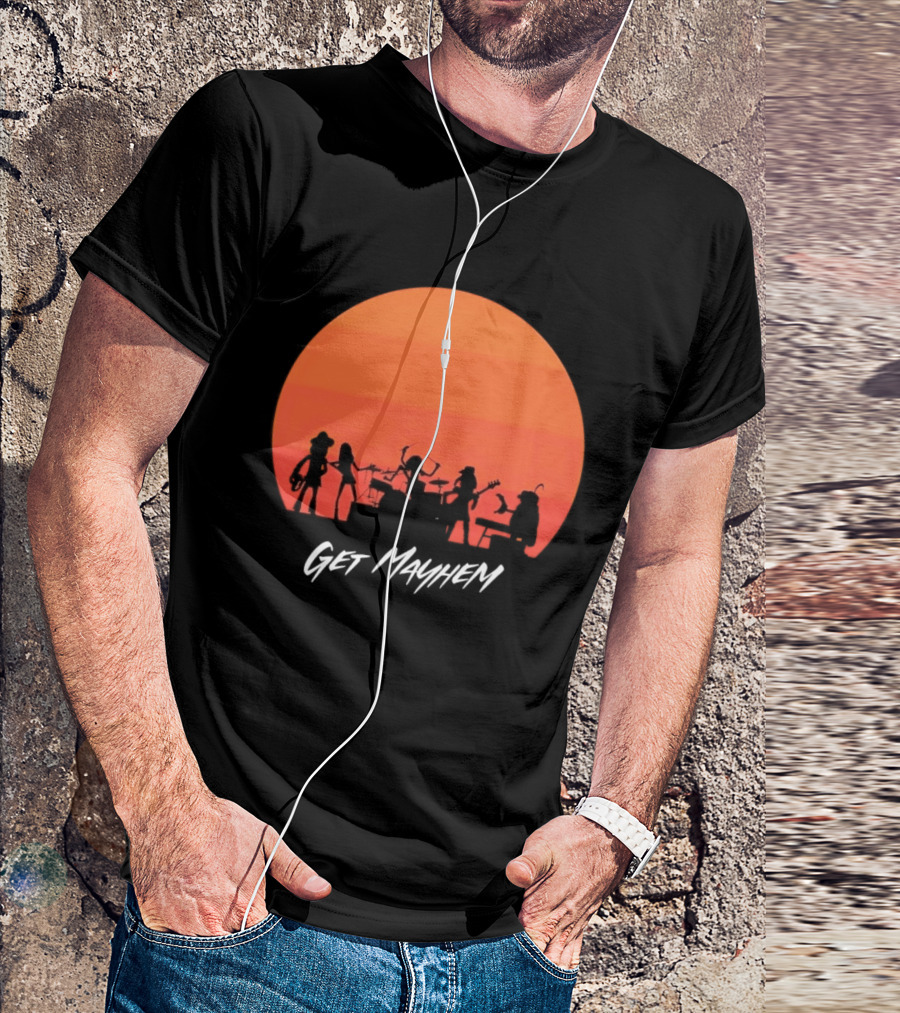 Get Mayhem Band Sunset Concert T-Shirt