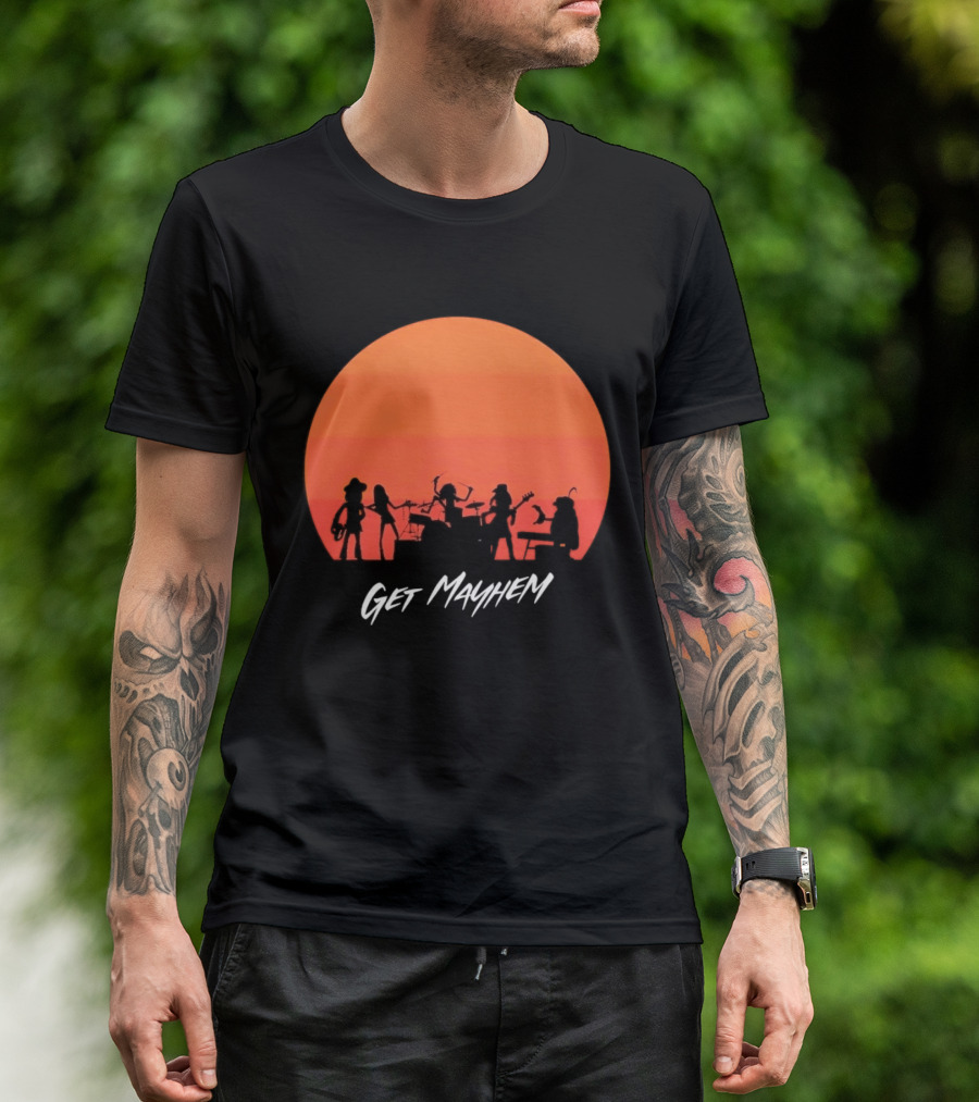 Get Mayhem Band Sunset Concert T-Shirt