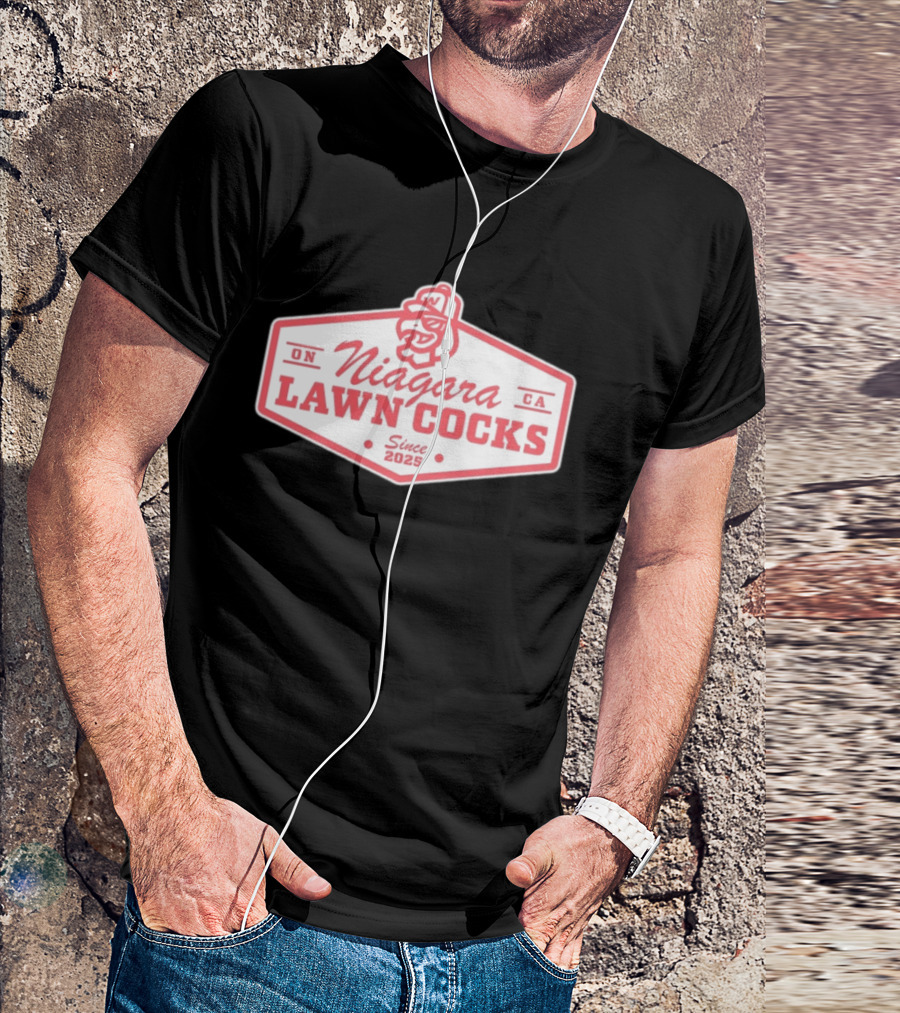 ON Niagara Lawn Cocks CA Since 2025 Rooster T-Shirt