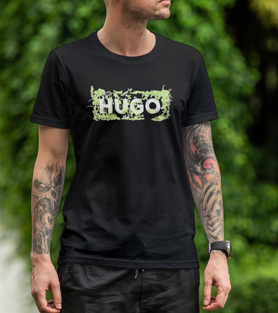 Hugo Botanical Floral Nature Greenery Leafy Vines T-Shirt
