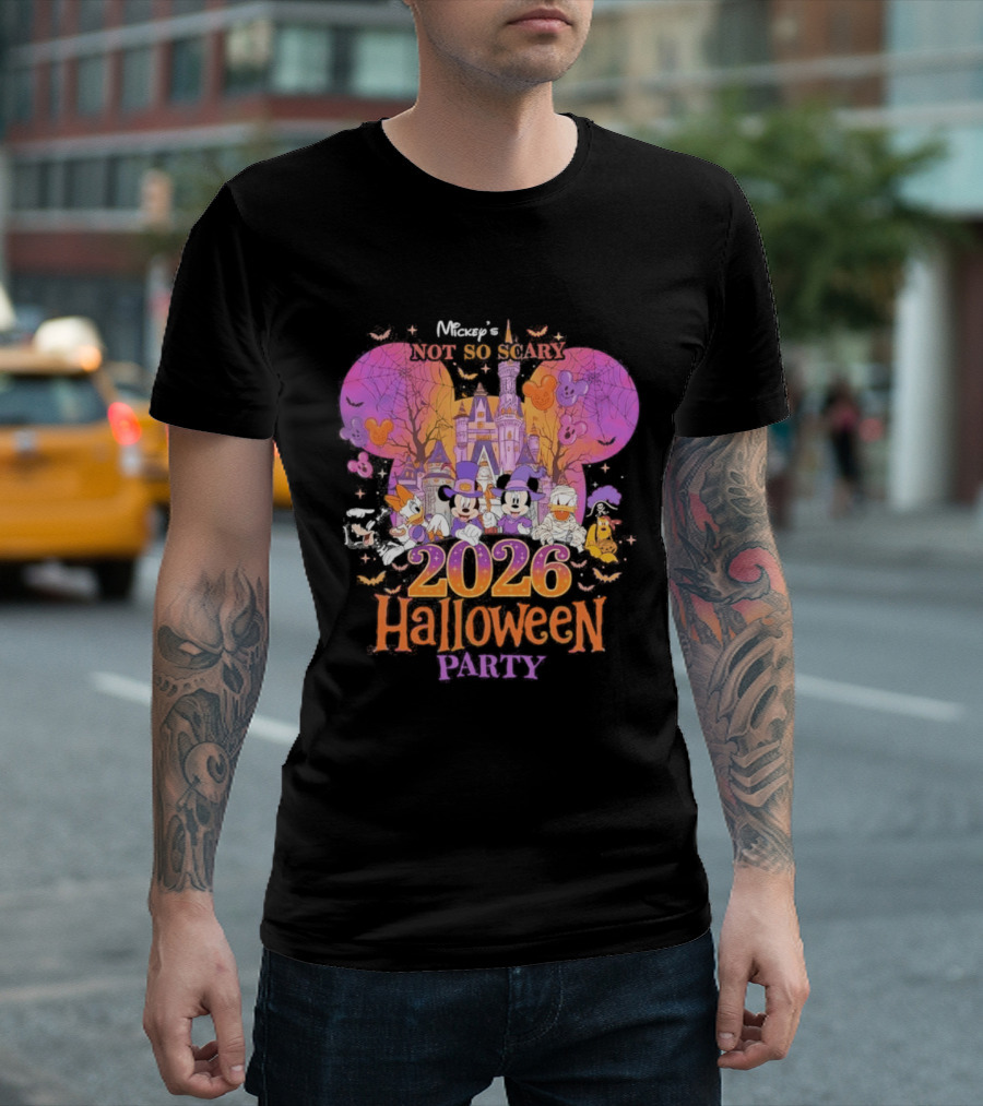 Mickey's Not So Scary 2026 Halloween Party T-Shirt