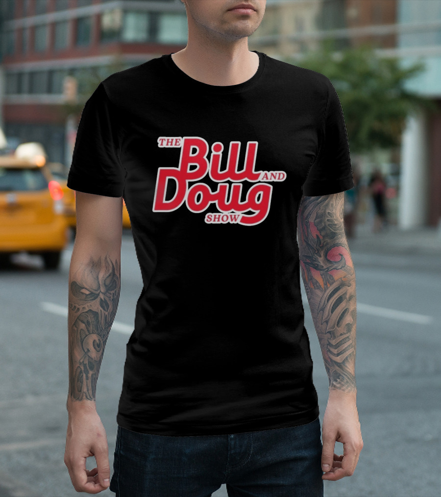 Ohio State Buckeyes The Bill And Doug Show Red Lettering T-Shirt
