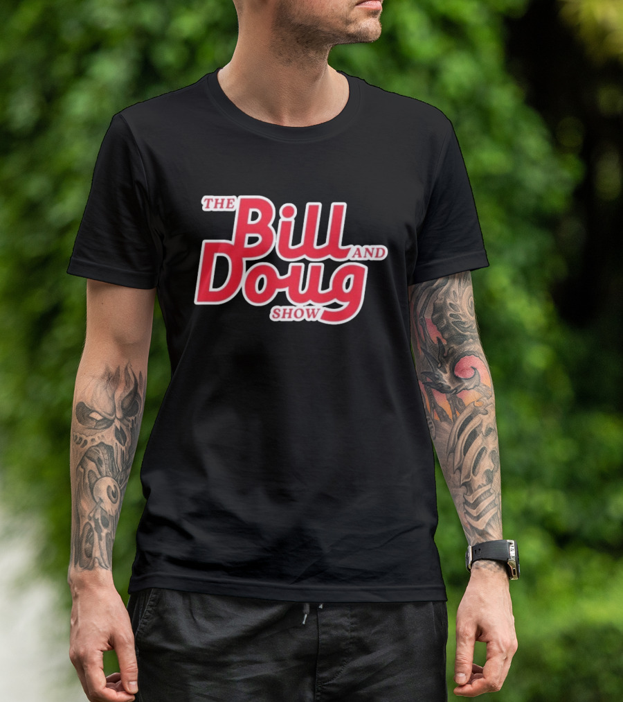 Ohio State Buckeyes The Bill And Doug Show Red Lettering T-Shirt