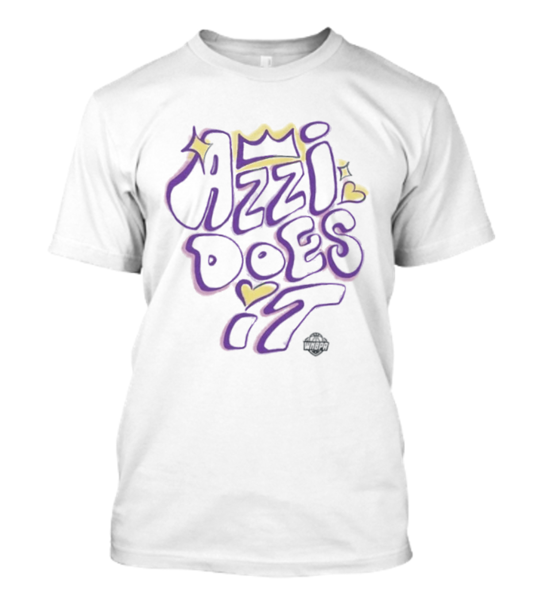 Azzi Fudd Azzi Does It Crown Heart Style Dallas Wings T-Shirt