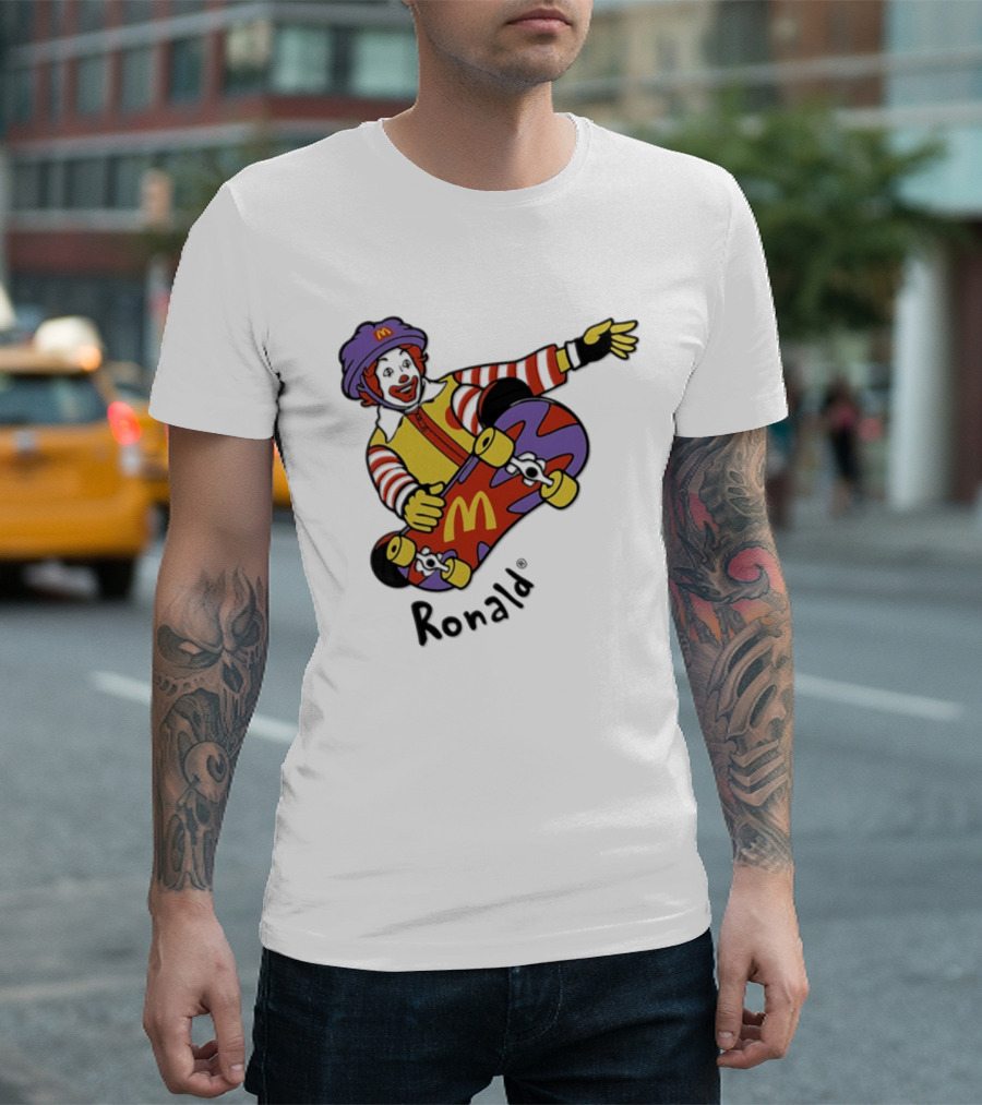 Ronald McDonald Skateboarding McDonald's Fun T-Shirt
