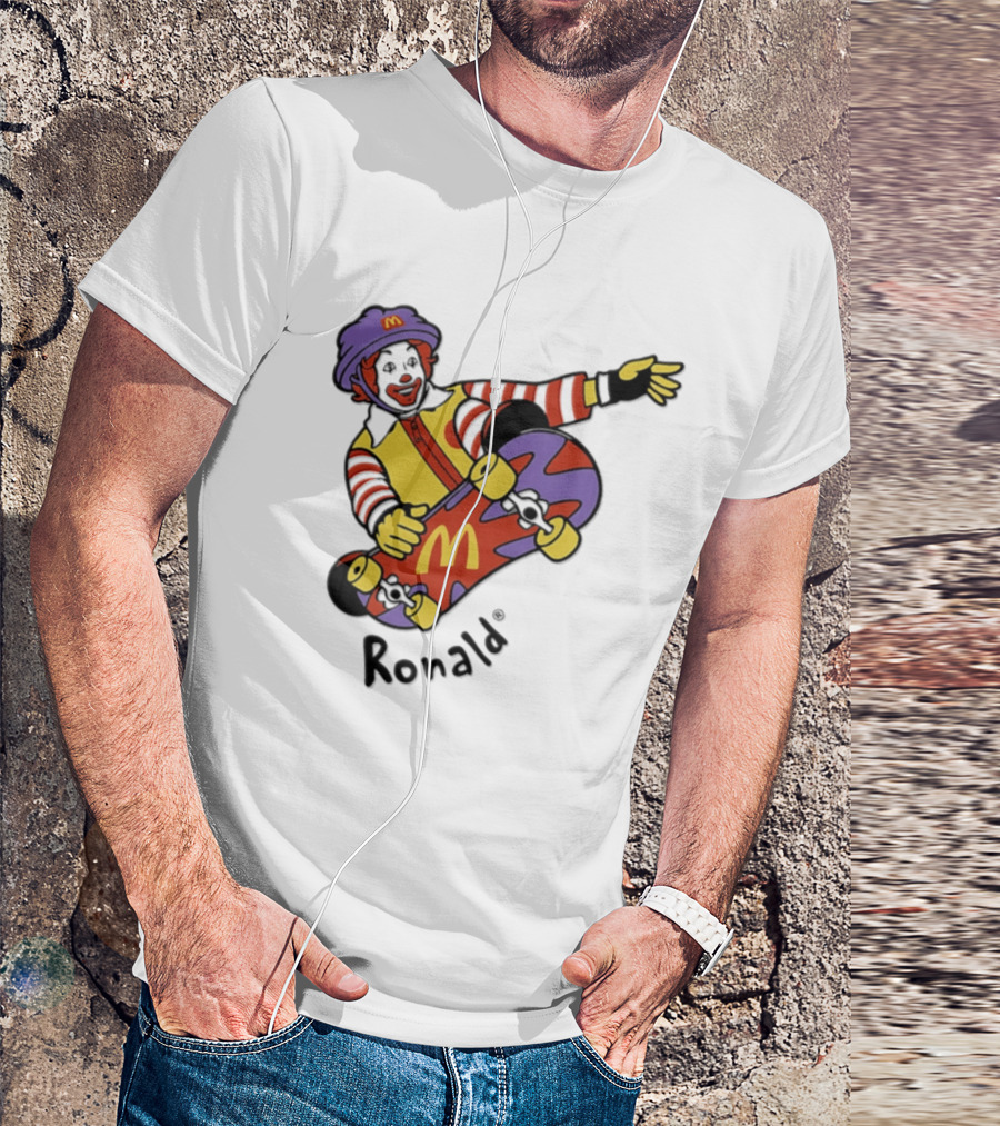 Ronald McDonald Skateboarding McDonald's Fun T-Shirt