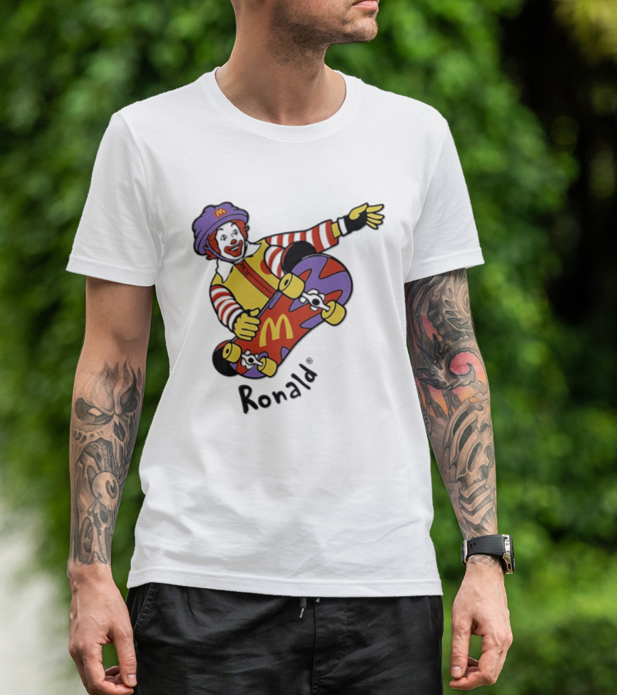 Ronald McDonald Skateboarding McDonald's Fun T-Shirt