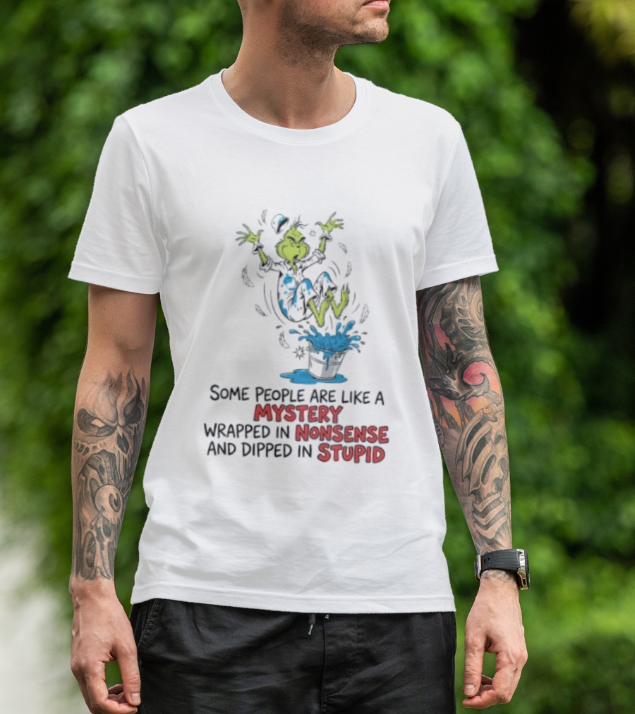 The Grinch Some People Are Like A Mystery Wrapped In Nonsense And Dipped In Stupid T-Shirt