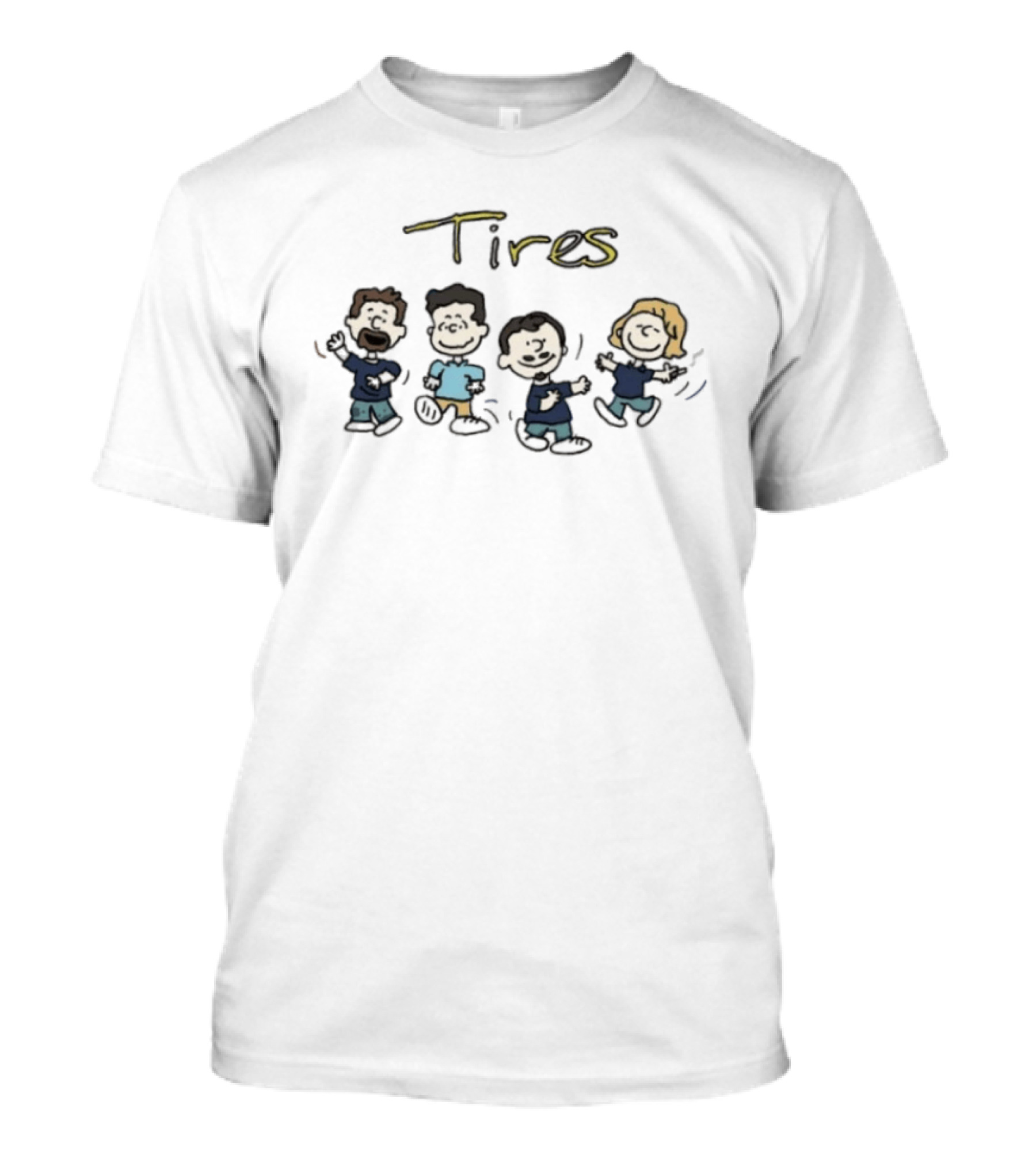Tires Peanuts Comedy The Gang Shane Gillis T-Shirt