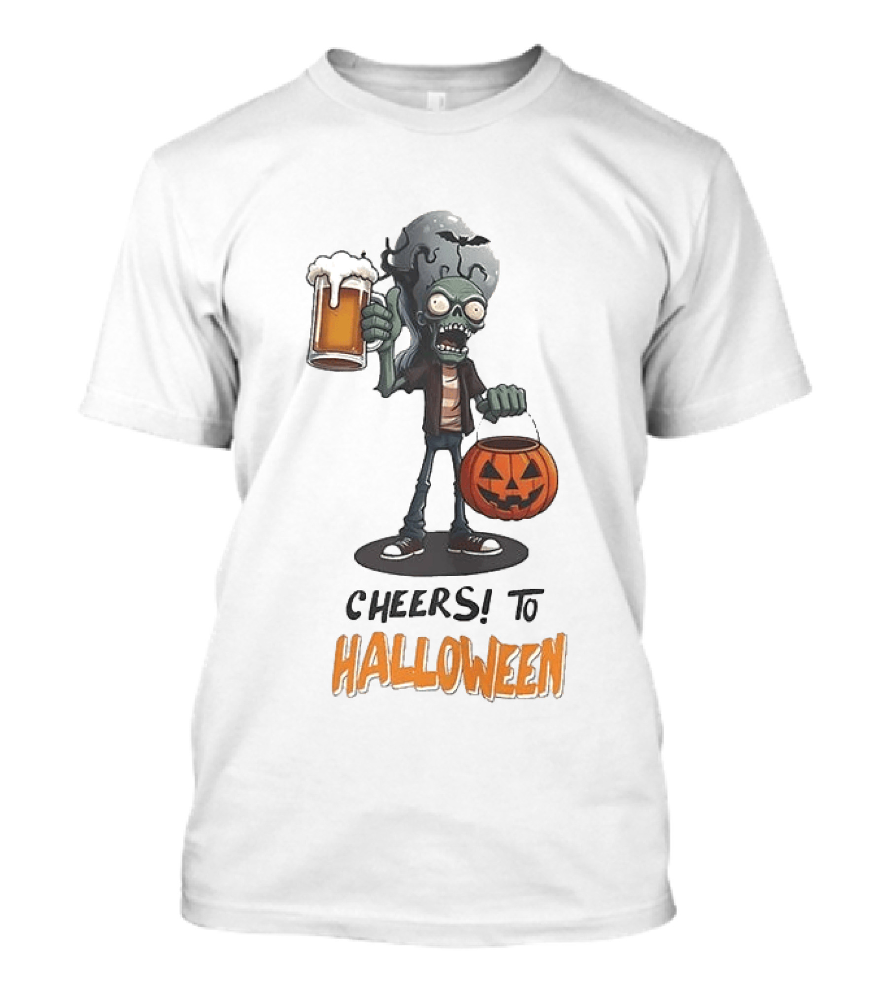 Zombie Cheers Halloween 2026 Pumpkin Beer T-Shirt