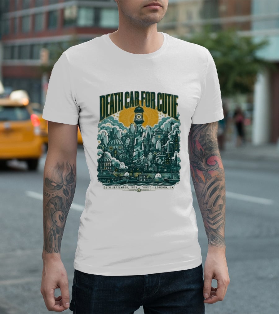 Death Cab For Cutie 25th September 2026 Troxy London UK T-Shirt