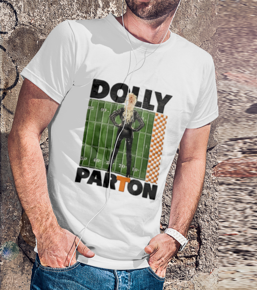 Dolly Parton Tennessee Volunteers Football Field T-Shirt