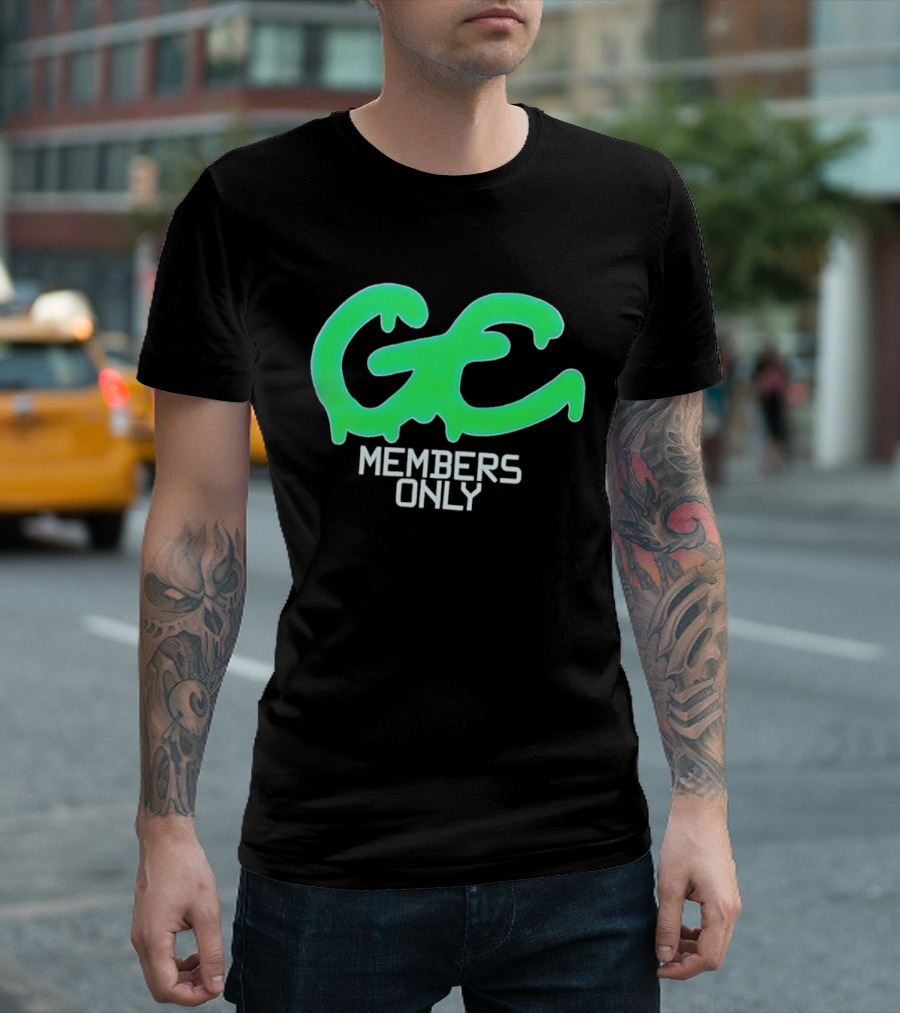 GC Members Only Slime Green Dripping T-Shirt