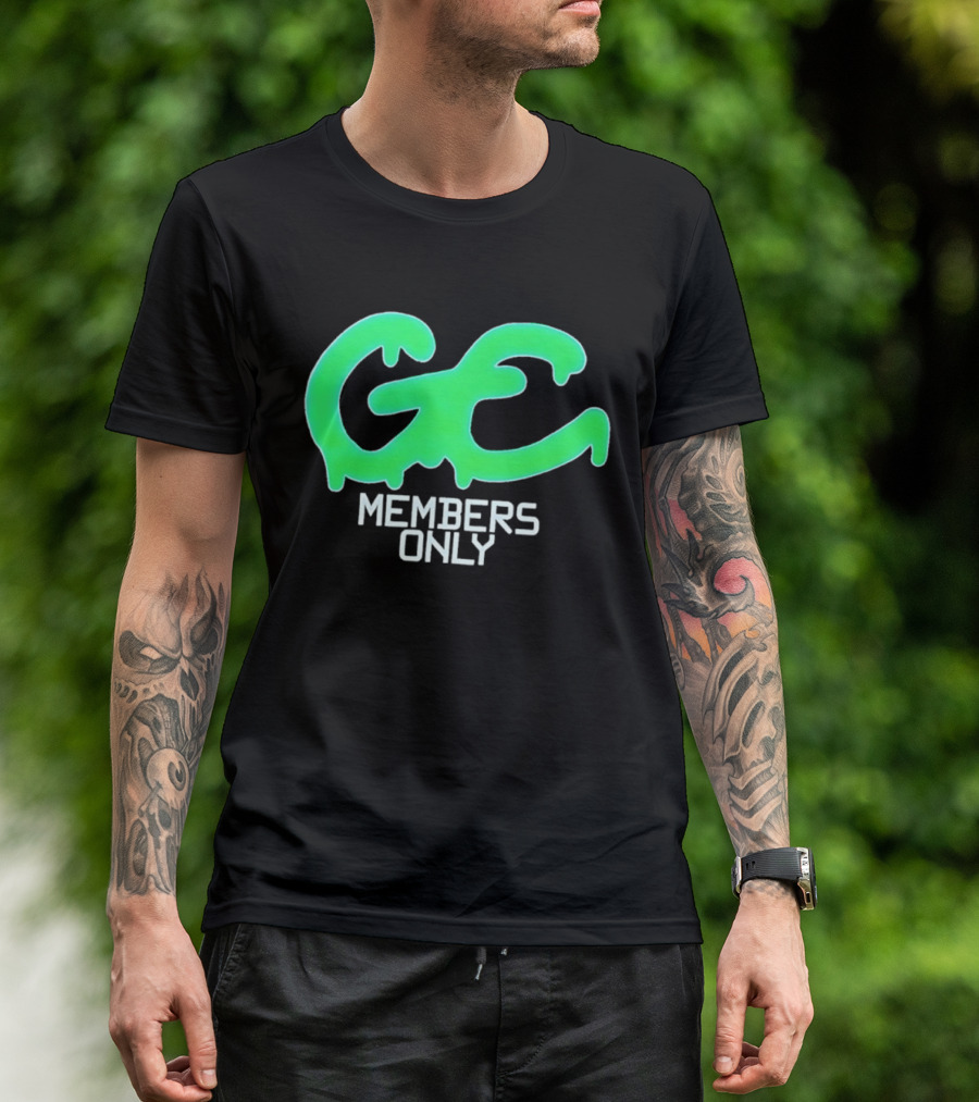 GC Members Only Slime Green Dripping T-Shirt