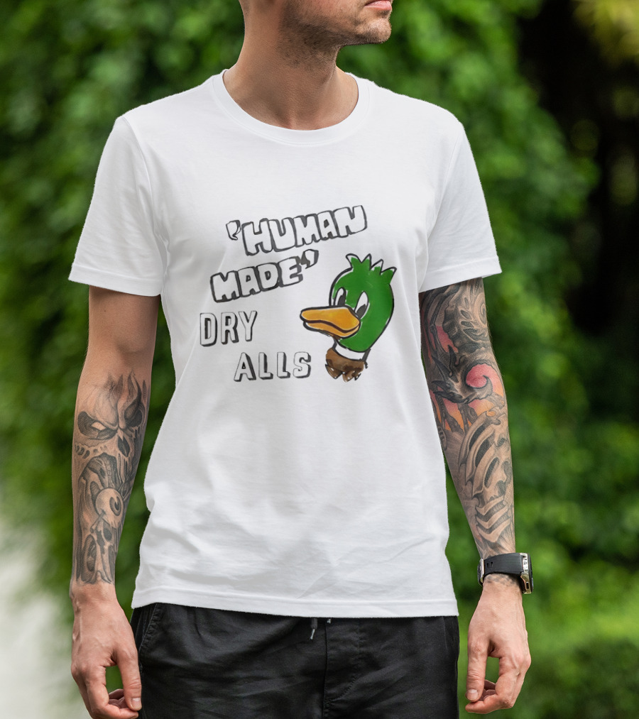 Human Made Dry Alls Duck Nigo Streetwear T-Shirt