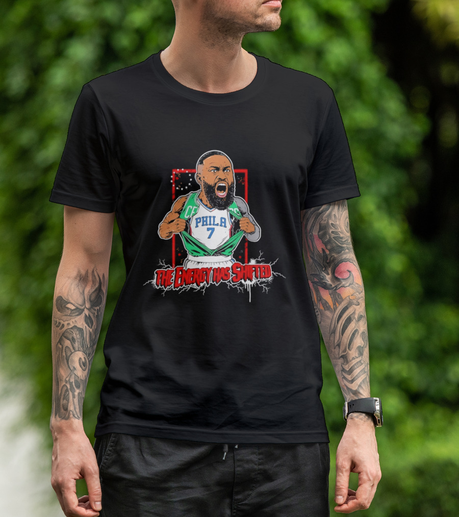 James Harden Philadelphia 76ers The Energy Has Shifted Phila 7 T-Shirt