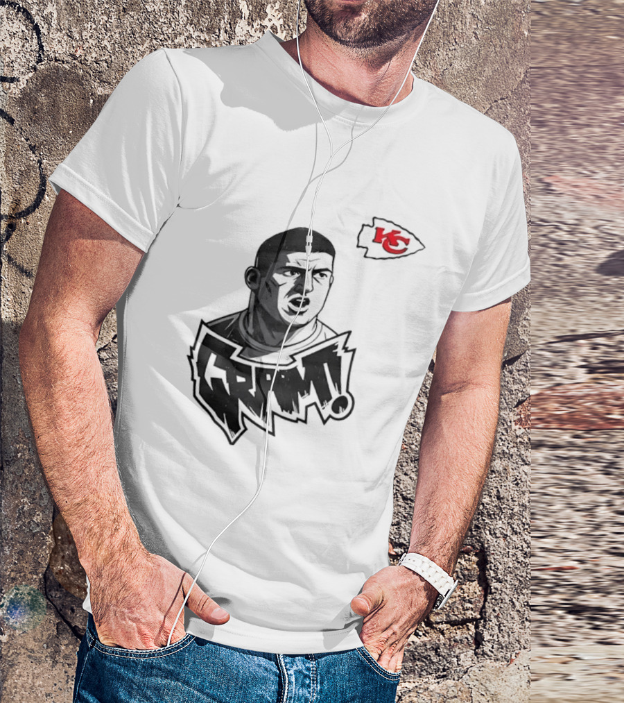 Travis Kelce Kansas City Chiefs GRAM NFL Football Star T-Shirt