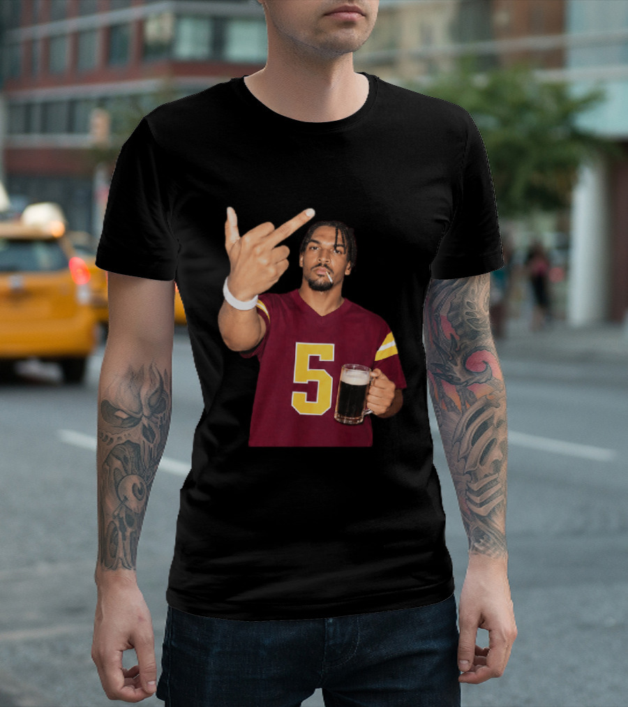 Jayden Daniels Middle Finger T-Shirt
