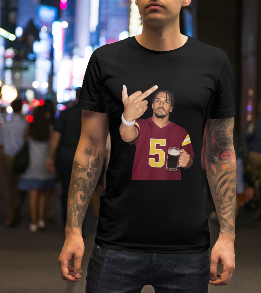 Jayden Daniels Middle Finger T-Shirt