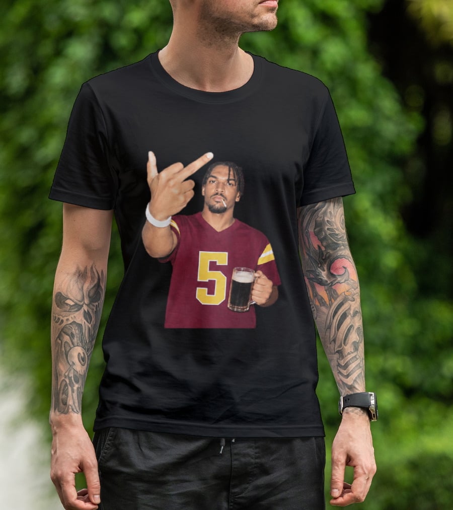 Jayden Daniels Middle Finger T-Shirt