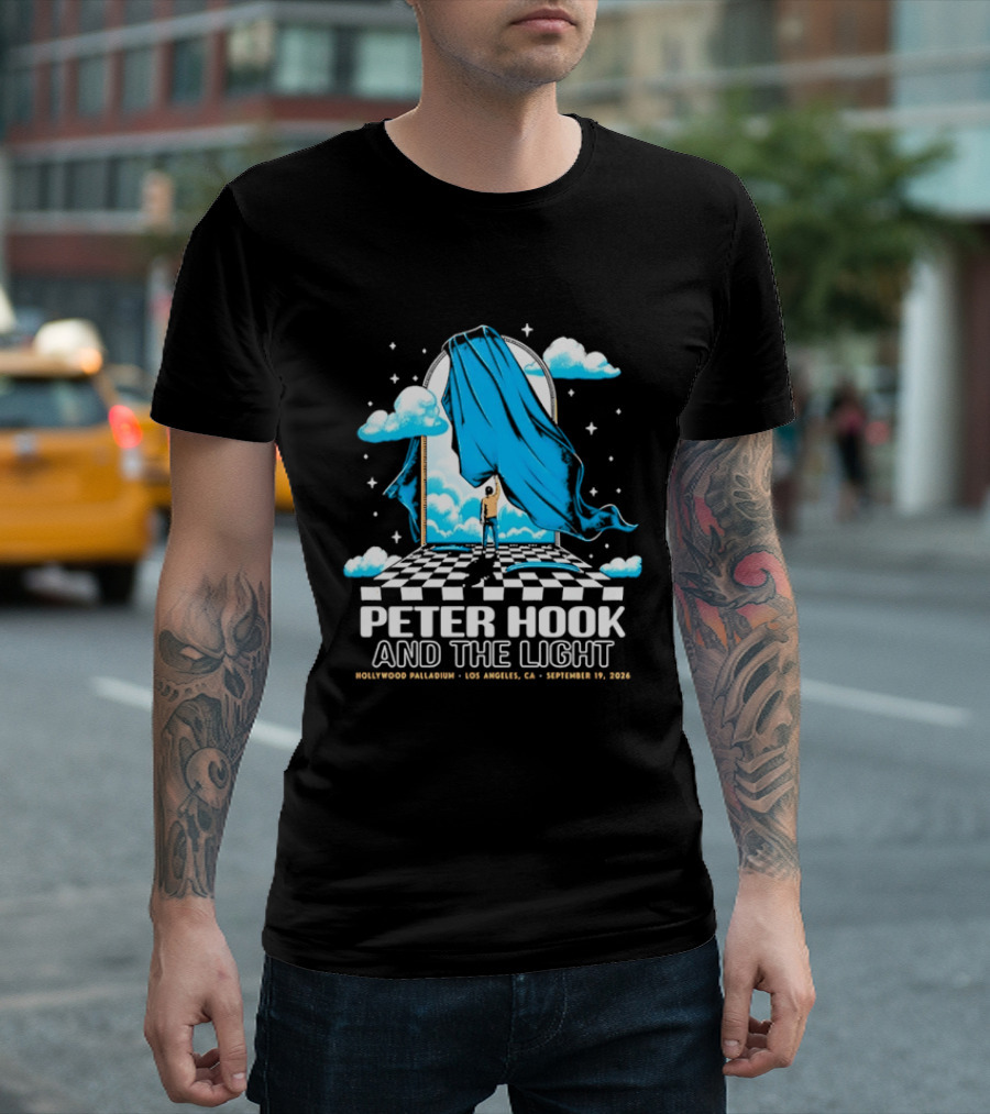 Peter Hook And The Light Live Concert Hollywood Palladium Los Angeles September 19 2026 T-Shirt