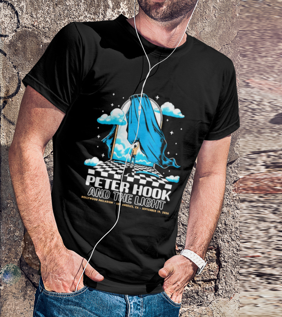 Peter Hook And The Light Live Concert Hollywood Palladium Los Angeles September 19 2026 T-Shirt