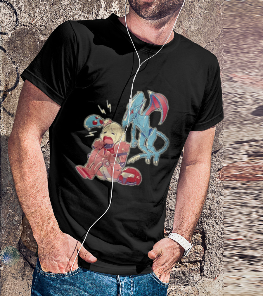 Samus Aran Metroid Bonk Cute Ridley And Chibi T-Shirt