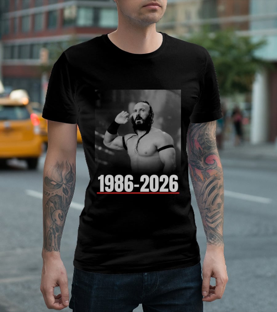 AEW Announced That Benjamin Satterley Known As Pac Passed Away 1986 2026 T-Shirt