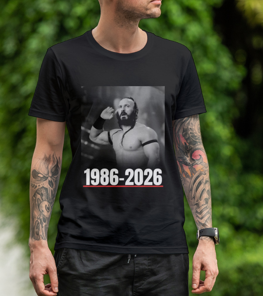 AEW Announced That Benjamin Satterley Known As Pac Passed Away 1986 2026 T-Shirt