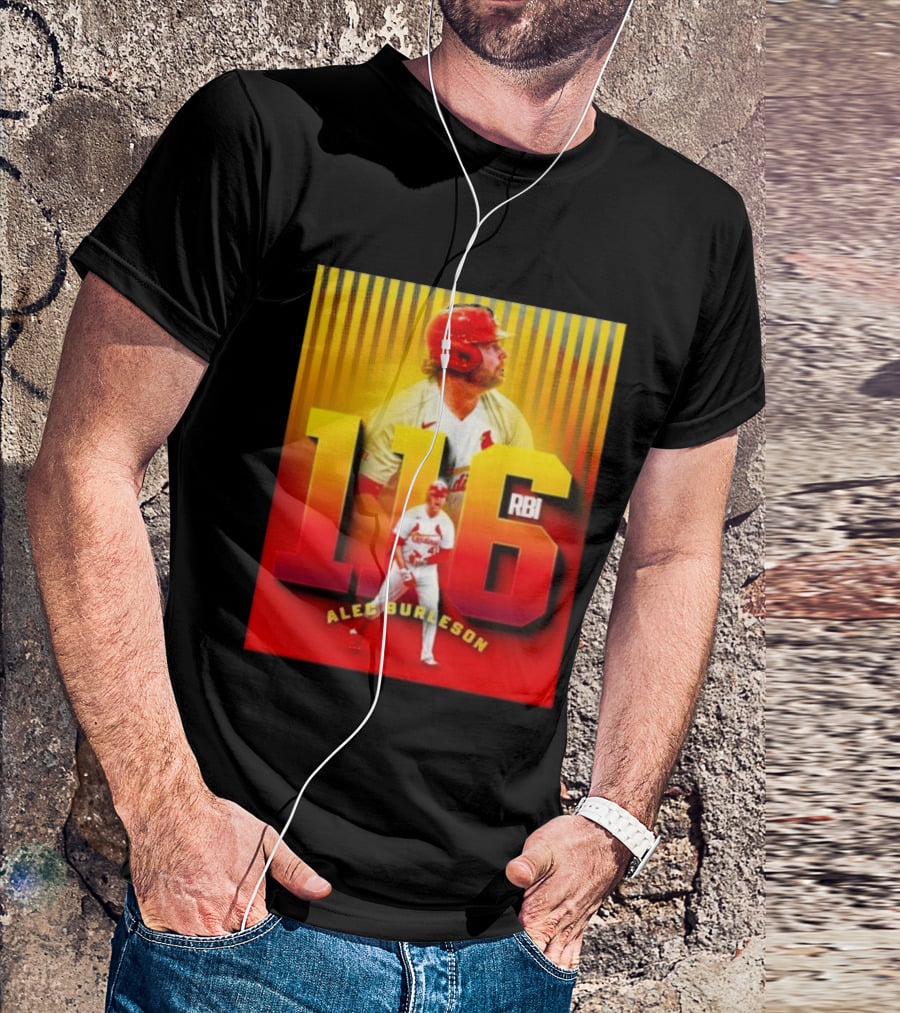 Alec Burleson 116 RBI St Louis Cardinals Baseball Highlights T-Shirt