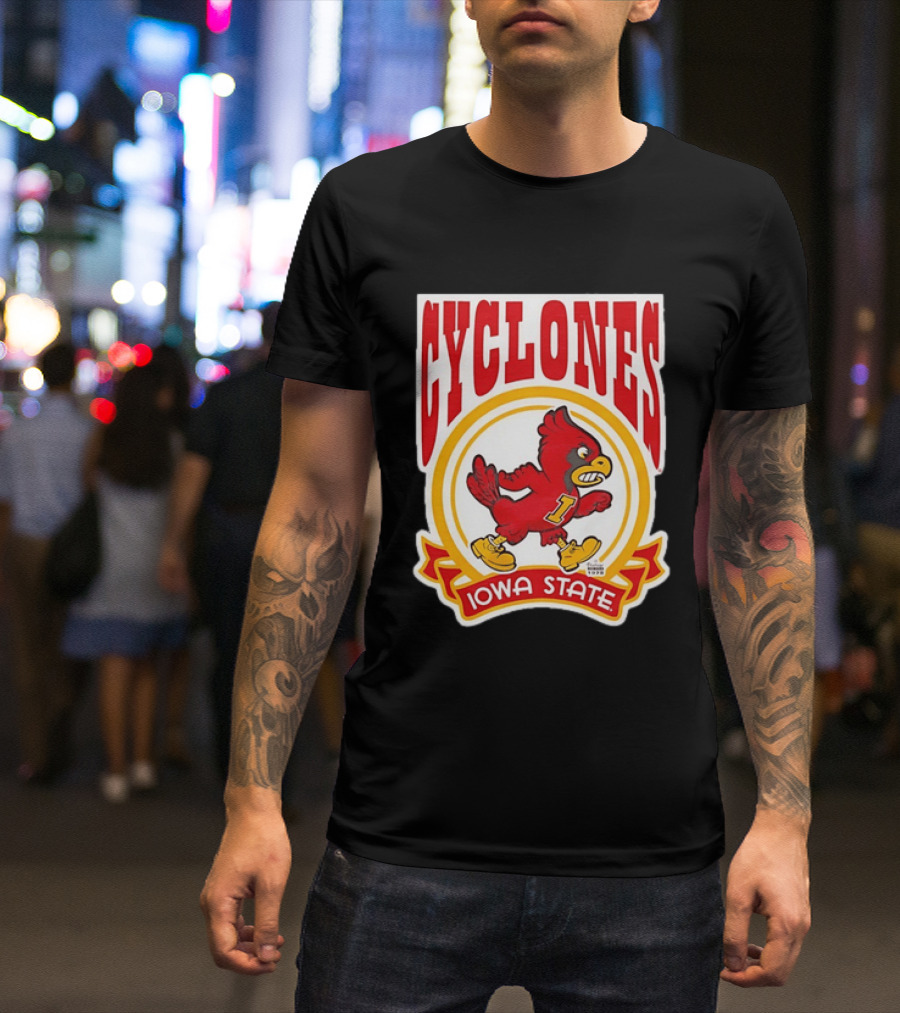 Iowa State Cyclones NCAA 1978 Mascot Bird T-Shirt