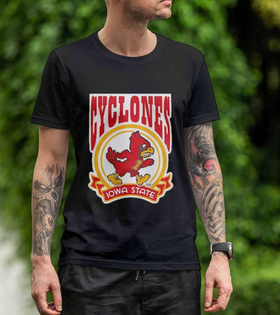 Iowa State Cyclones NCAA 1978 Mascot Bird T-Shirt
