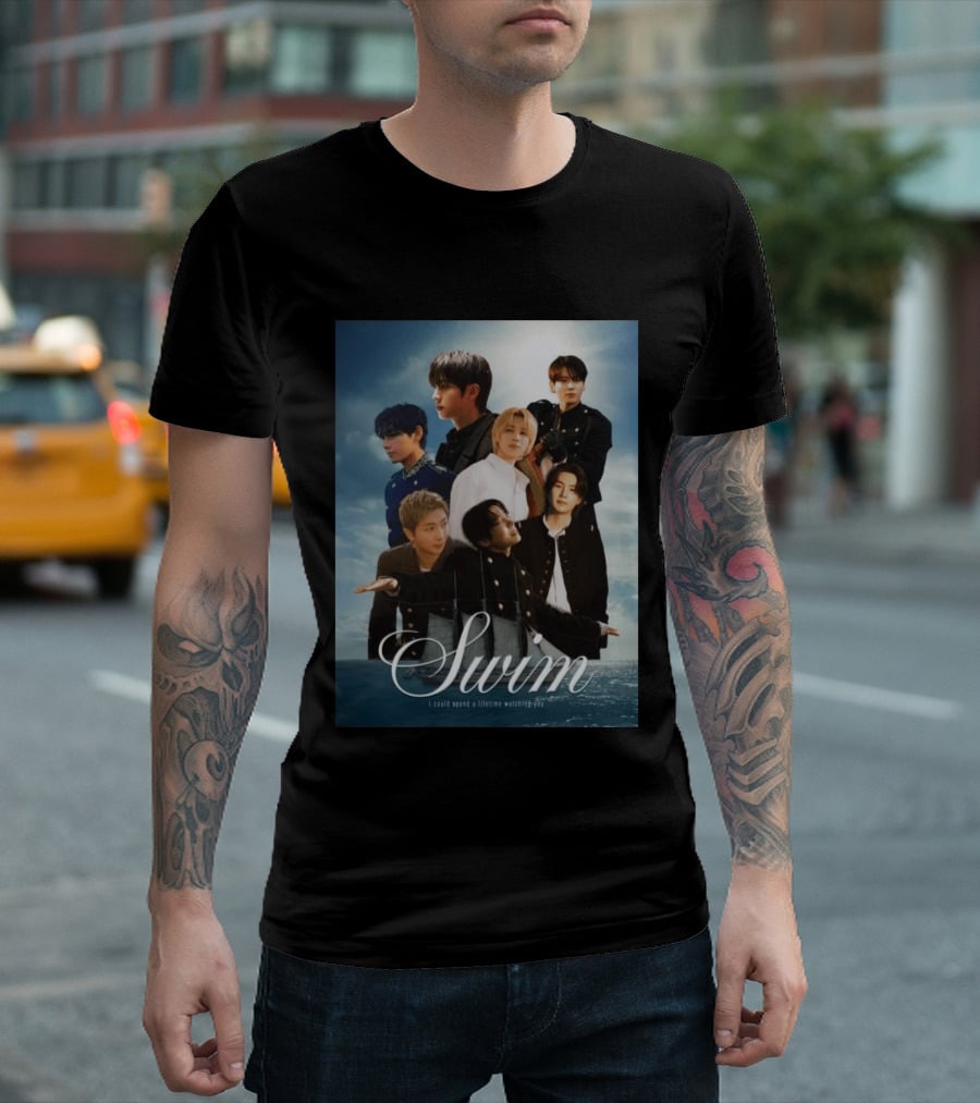 BTS Swim Song Of The Year VMAs Image With 'I Could Spend A Lifetime Ing You T-Shirt