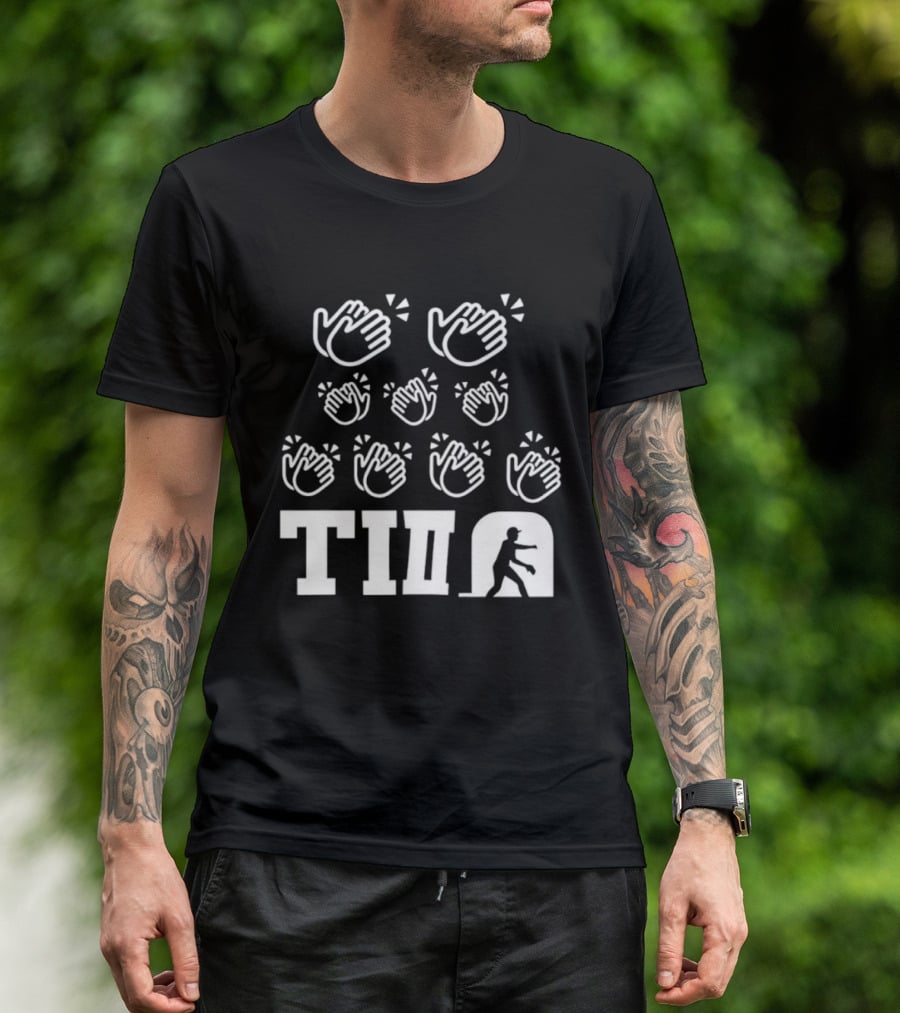 TII Clap Hands Baseball Pitcher T-Shirt