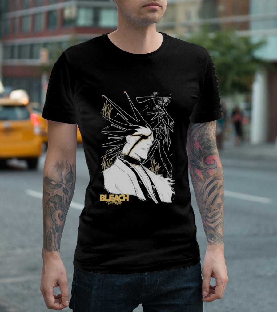 Kenpachi Zaraki Bleach Thousand Year Blood War Fan Art Character Sketch T-Shirt
