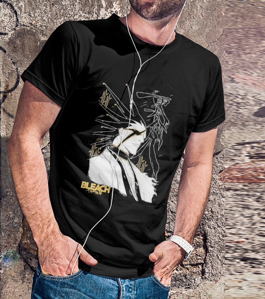 Kenpachi Zaraki Bleach Thousand Year Blood War Fan Art Character Sketch T-Shirt