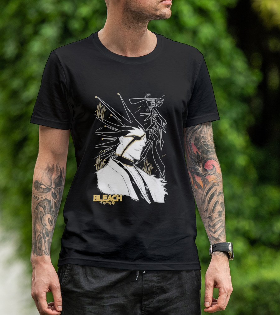 Kenpachi Zaraki Bleach Thousand Year Blood War Fan Art Character Sketch T-Shirt