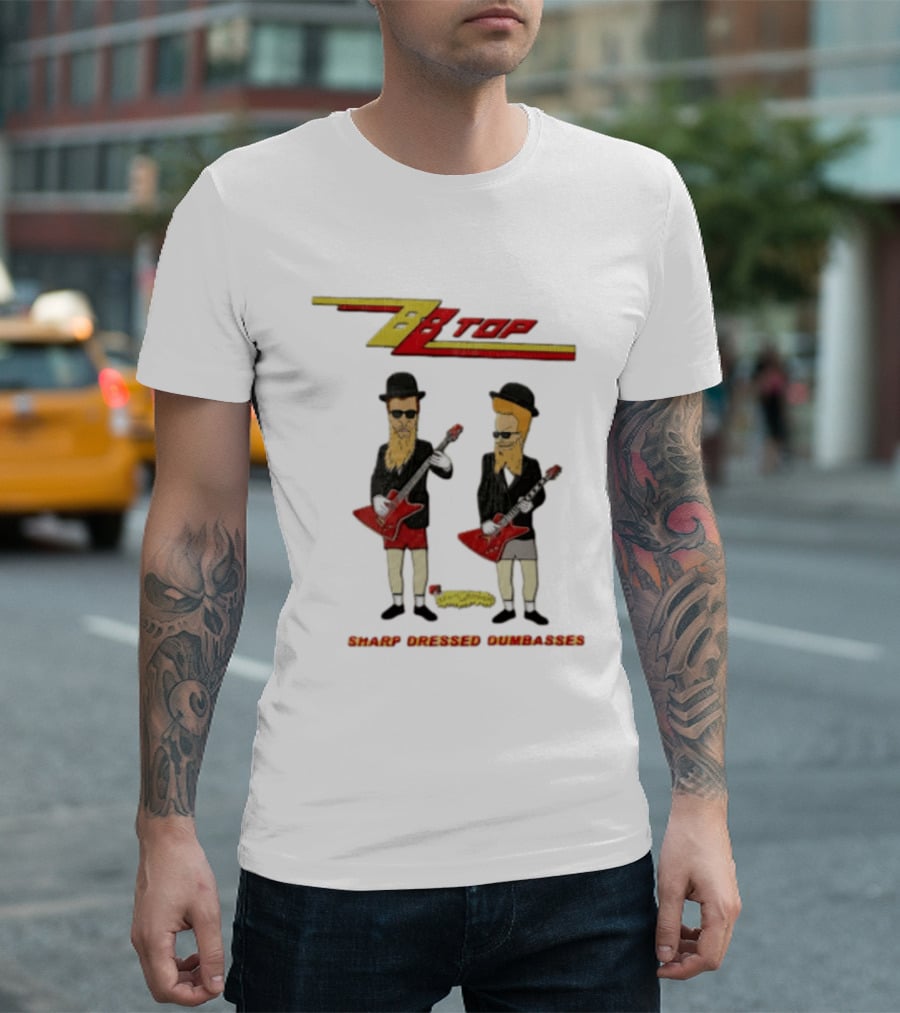 BB Top Beavis And Butt Head Sharp Dressed Dumbasses T-Shirt