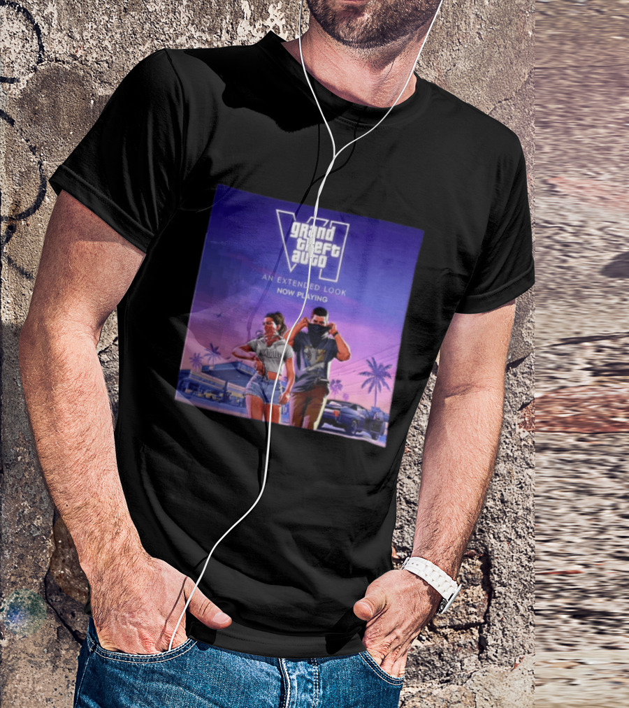 Grand Theft Auto VI Lucia Jason An Extended Look Now Playing T-Shirt