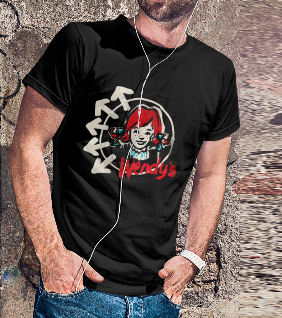 Wendy's Songs To Listen To In A Parking Lot Two Sided Bow Arrows T-Shirt