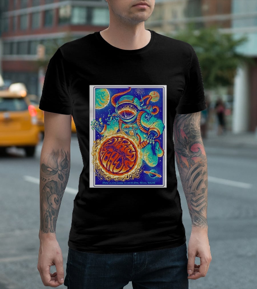 Dip Heads Astronaut Space Art August 23 2026 Houston TX Cynthia Woods Mitchell Pavilion T-Shirt