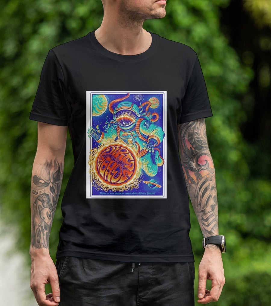 Dip Heads Astronaut Space Art August 23 2026 Houston TX Cynthia Woods Mitchell Pavilion T-Shirt