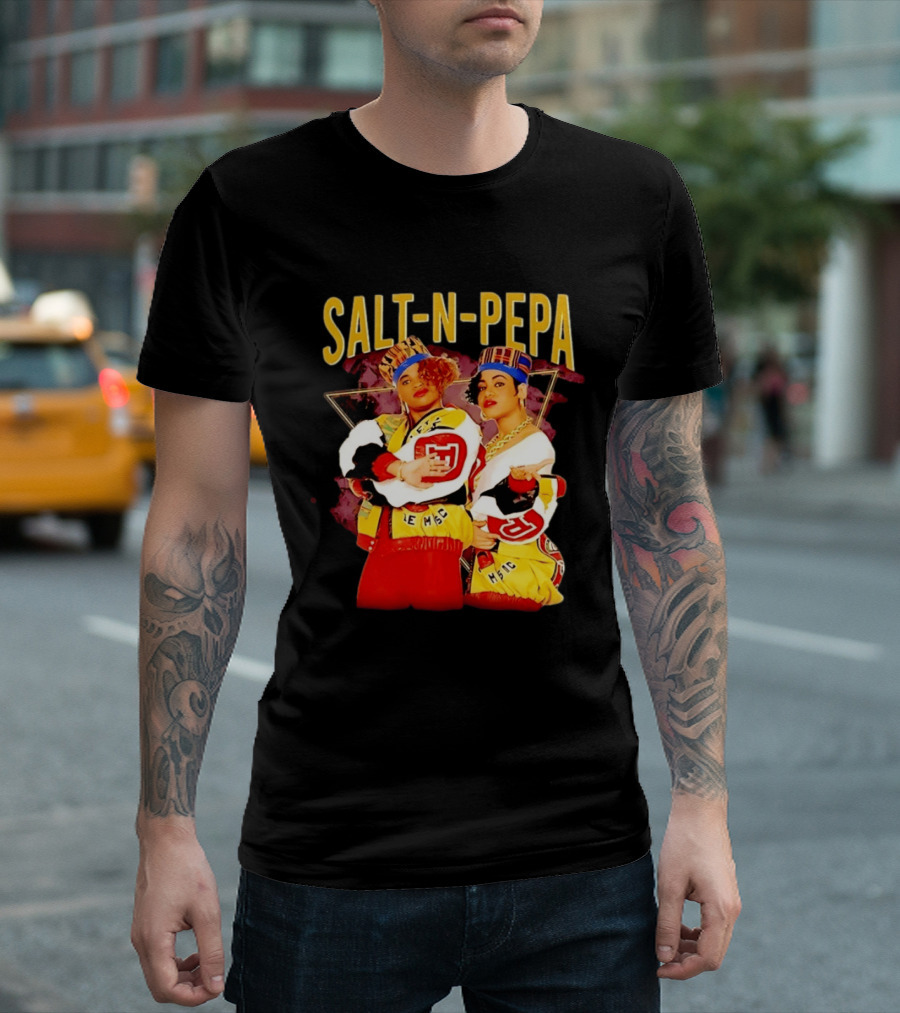Salt N Pepa Iconic 90s Hip Hop Fashion T-Shirt