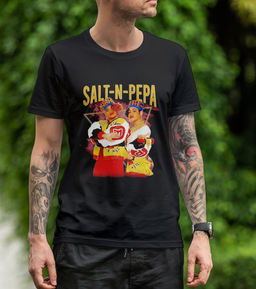 Salt N Pepa Iconic 90s Hip Hop Fashion T-Shirt